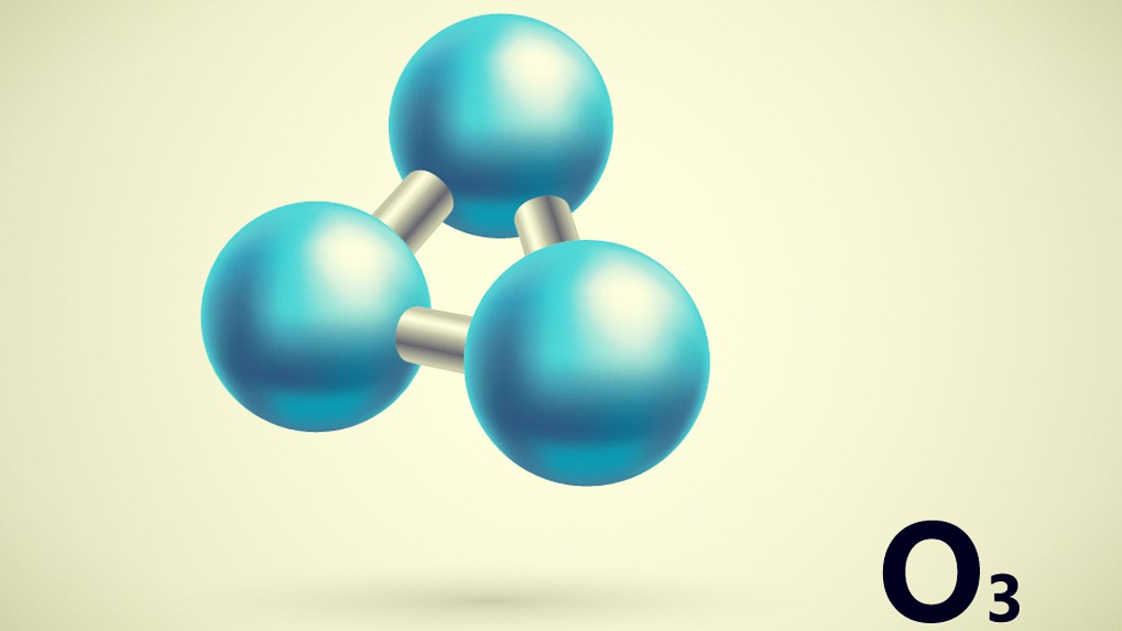Estructura de la molécula de ozono