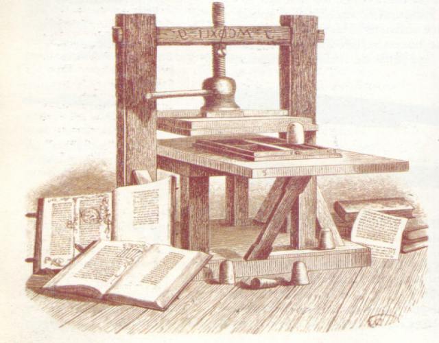 La invención de la imprenta