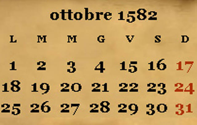 calendario gregoriano 