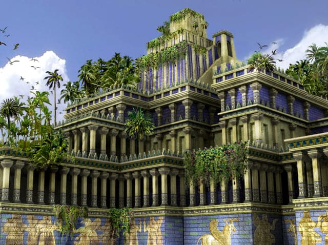 Los jardines colgantes de babilonia