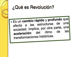 Qué es la revolución