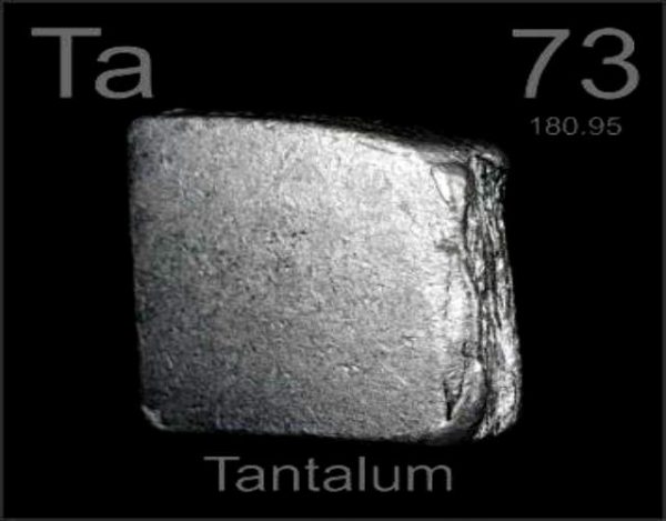 Resultado de imagen para tantalio elemento