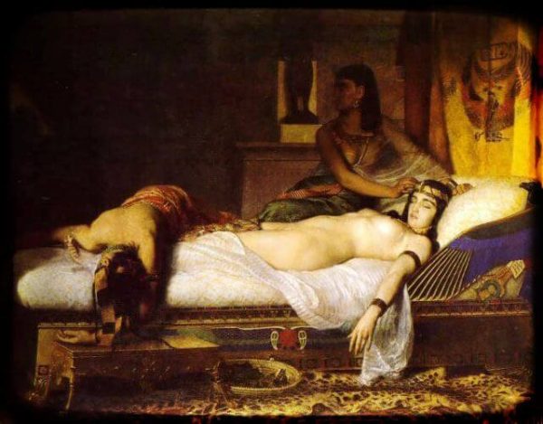 cómo murió Cleopatra