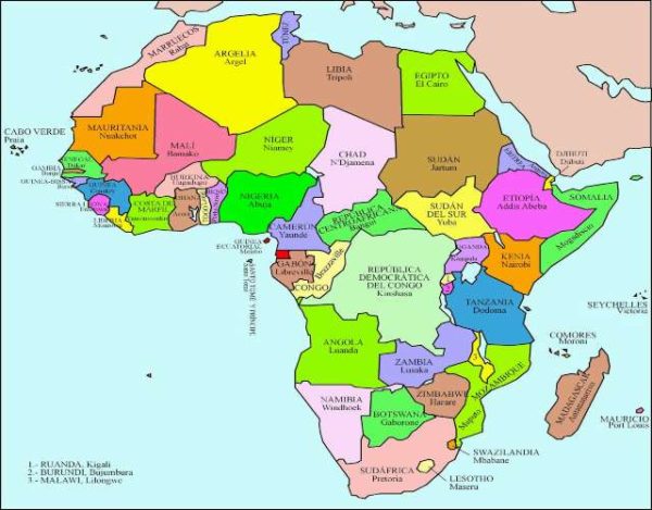 El verdadero tamaño del mapa de áfrica