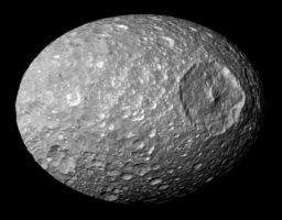 El misterioso Cráter Herschel de Mimas en Saturno