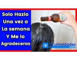 Si Aplicas 1 cerveza en tu cabello 1 vez en la noche, Me querrás...