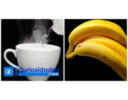 Todas las mañanas ella comienza su día con un vaso de agua tibia y un plátano