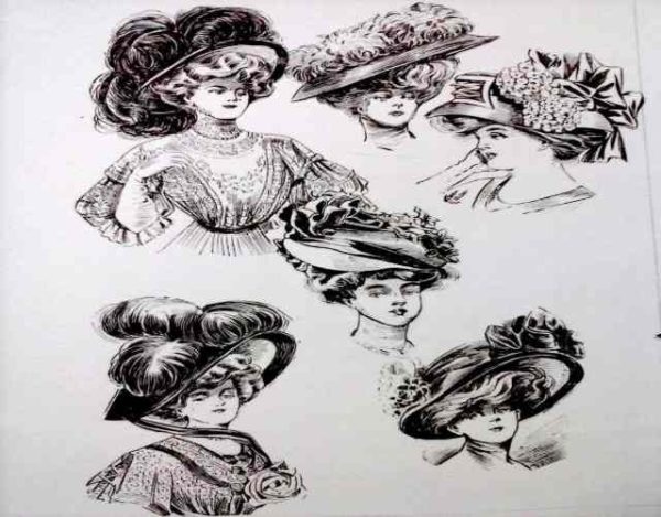 La historia de los sombreros de época