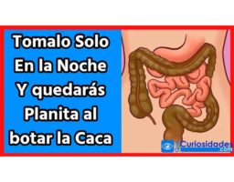 Tome esta Mezcla antes de Acostarse y Elimine 5 libras de CACA atrapadas en su Intestino